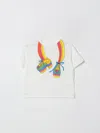 Stella Mccartney Rainbow Shoe-print T-shirt In White