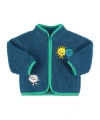 Stella Mccartney Poly Teddy Jacket In Blue