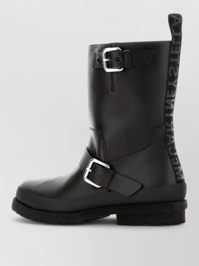 Stella Mccartney Trace Ankle Boots With Alter Mat Finish In Black