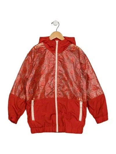 Pre-owned Stella Mccartney Kids' Polyester Coat In Red