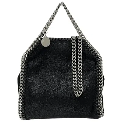 Pre-owned Stella Mccartney Polyester Handbag Shoulder Bag Tote Bag () In Black