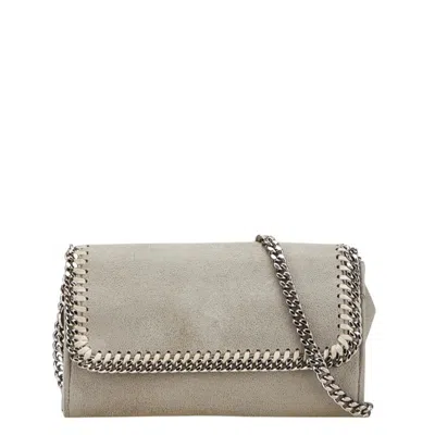 Pre-owned Stella Mccartney Polyester Shoulder Bag () In Gray