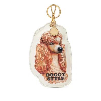Stella Mccartney Poodle-graphic Keyring In Multi