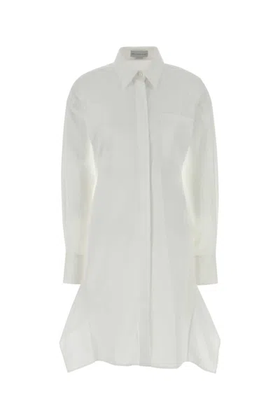 Stella Mccartney Poplin Dress In White