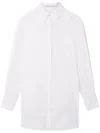 Stella Mccartney Oversized Cotton-poplin Shirt In White