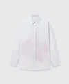 Stella Mccartney Poppy Print Panel Shirt In White