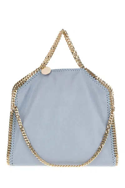 Stella Mccartney Powder Blue Shaggy Deer Falabella Handbag In Duck Blue