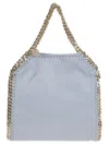 Stella Mccartney Powder Blue Shaggy Deer Falabella Handbag In Duck Blue