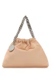 Stella Mccartney Powder Pink Satin Falabella Handbag In Neutral