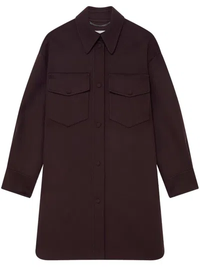 STELLA MCCARTNEY STELLA MCCARTNEY PRESS-STUD FASTENING OVERSHIRT