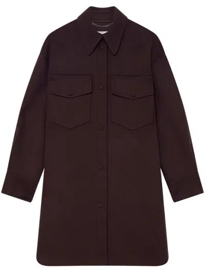 STELLA MCCARTNEY PRESS-STUD FASTENING OVERSHIRT