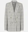 Stella Mccartney Check Double-breasted Oversized Jacket In Multicoloured