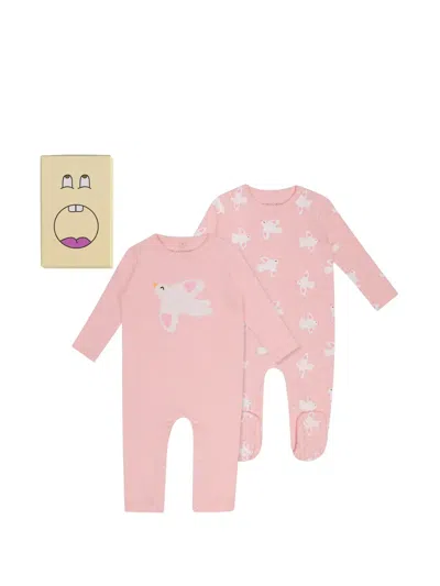 Stella Mccartney Print-detail Babywear Set In Pink
