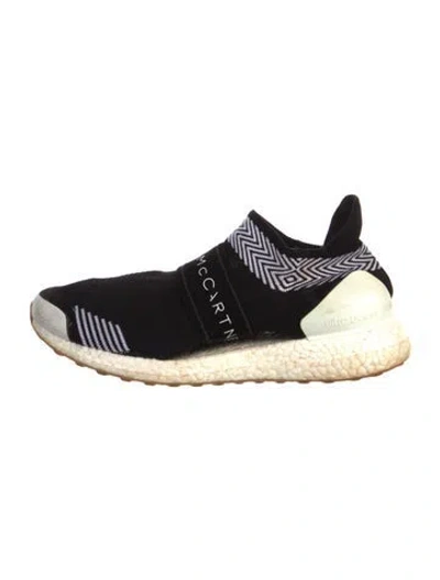 Pre-owned Stella Mccartney Printed Athletic Sneakers In Black