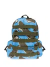 Stella Mccartney Printed Backpack In Blue