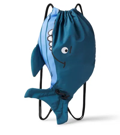 Stella Mccartney Kids' Printed Backpack In Blue