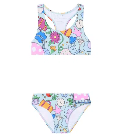 Stella Mccartney Kids' Printed Bikini In Multi