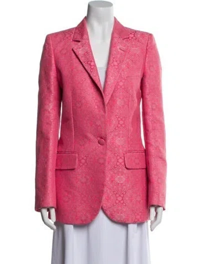Pre-owned Stella Mccartney Printed Blazer In Pink