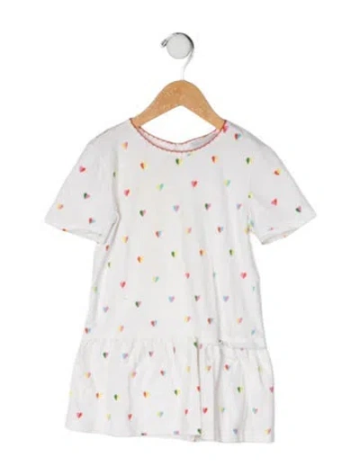 Pre-owned Stella Mccartney Babies' Printed Casual Dress In White
