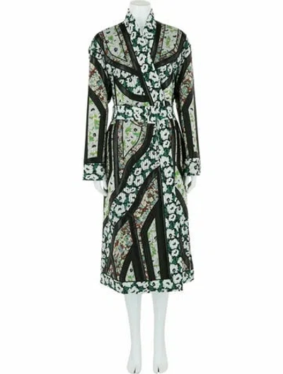 Pre-owned Stella Mccartney Printed Coat W/ Tags In Black