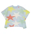 Stella Mccartney Printed Cotton And Wool Cape In Multicoloured