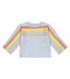 Stella Mccartney Printed Cotton And Wool Sweatshirt In Multicoloured