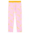 Stella Mccartney Printed Cotton-blend Leggings In Pink