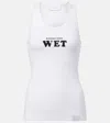 Stella Mccartney Printed Cotton-blend Tank Top