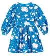 Stella Mccartney Printed Cotton Corduroy Dress In Blue