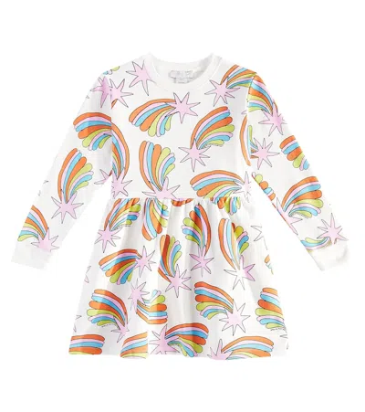 Stella Mccartney Kids' Printed Cotton Dress In Multicoloured