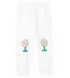 Stella Mccartney Printed Cotton Jersey Sweatpants In White