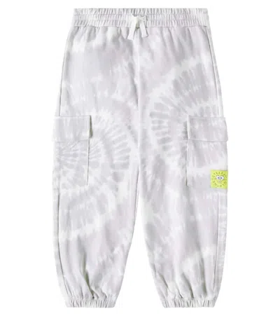 Stella Mccartney Kids' X Spongebob Jogginghose Aus Baumwoll-jersey In Grau