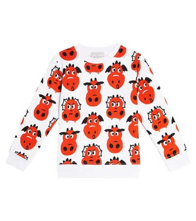 Stella Mccartney Kids' Printed Cotton Jersey Sweatshirt In Multicoloured