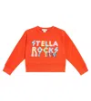 Stella Mccartney Printed Cotton Jersey Sweatshirt In Red
