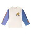 Stella Mccartney Bedrucktes Longsleeve Aus Baumwoll-jersey In Beige