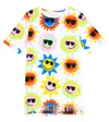 Stella Mccartney Bedrucktes Kleid Aus Baumwoll-jersey In Multicolor