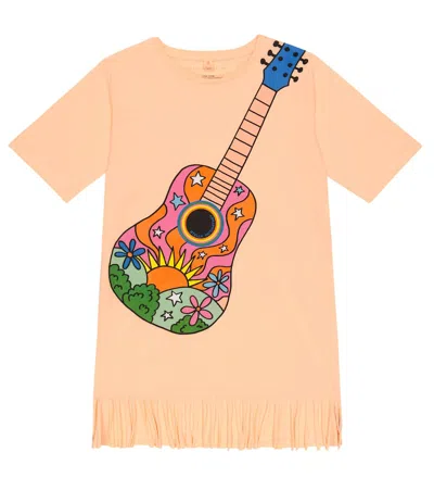 Stella Mccartney Kids' Printed Cotton Jersey T-shirt Dress In Pink
