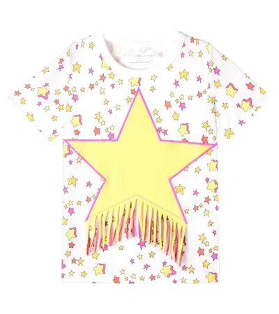 Stella Mccartney Kids' Printed Cotton Jersey T-shirt In Multi