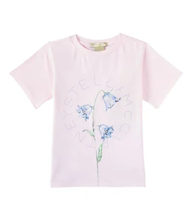 Stella Mccartney Kids' Printed Cotton Jersey T-shirt In Multicoloured