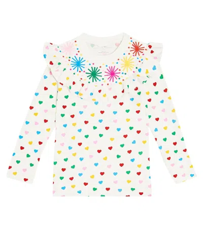 Stella Mccartney Kids' Printed Cotton Jersey T-shirt In Multicoloured