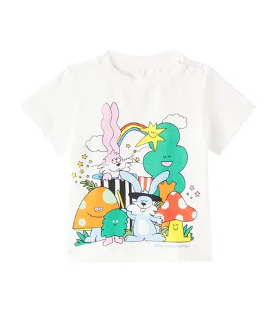 Stella Mccartney Cotton Graphic Print T-shirt In Multicoloured