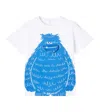 Stella Mccartney Printed Cotton Jersey T-shirt In White