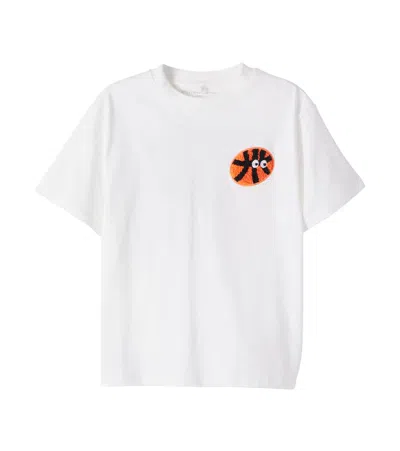 Stella Mccartney Kids' Printed Cotton Jersey T-shirt In White