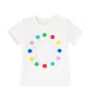 Stella Mccartney White T-shirt For Girl With Logo And Polka Dots In White