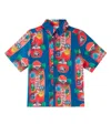 Stella Mccartney Printed Cotton Shirt In Multicoloured