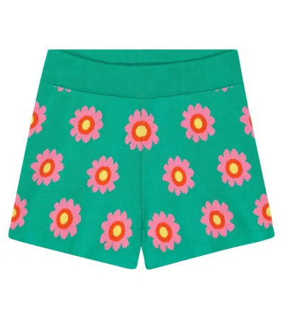 Stella Mccartney Kids' Printed Shorts In Green