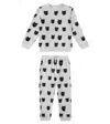 Stella Mccartney Printed Cotton Sweatshirt And Sweatpants Set In Grey