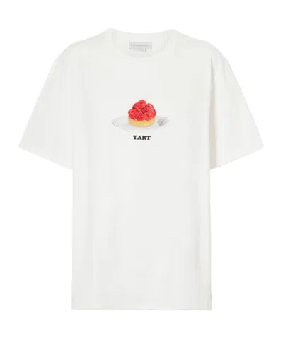 Stella Mccartney Printed Cotton-jersey T-shirt In White