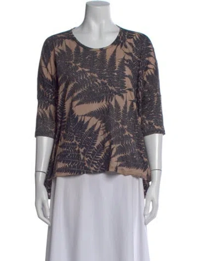 Pre-owned Stella Mccartney Printed Crew Neck Sweater In Multi
