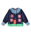 Stella Mccartney Farmyard-appliqué Blouse In Blue